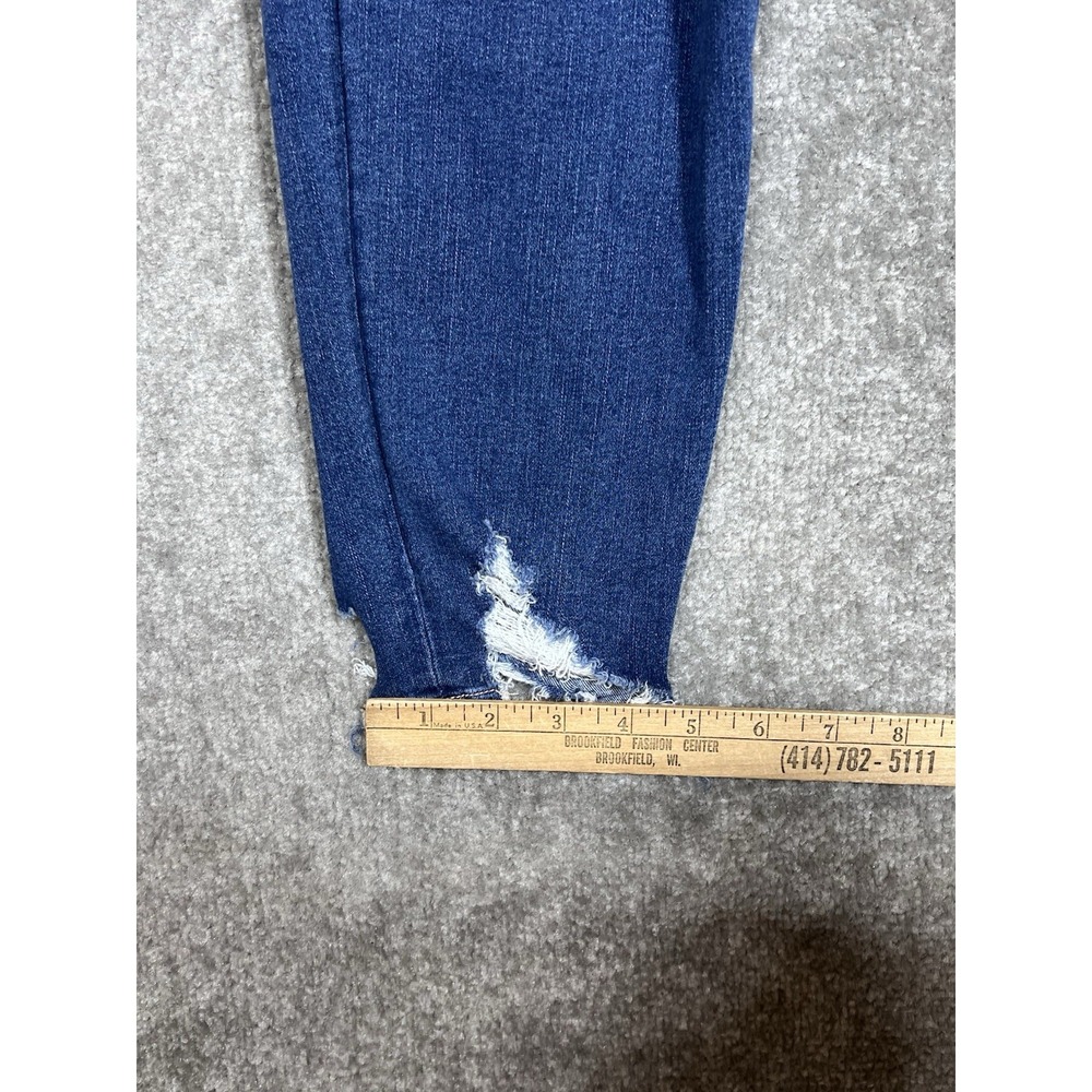 American Eagle Curvy Super Hi-Rise Jegging Dream Jeans Womens Size 14 Distressed - Picture 12 of 12